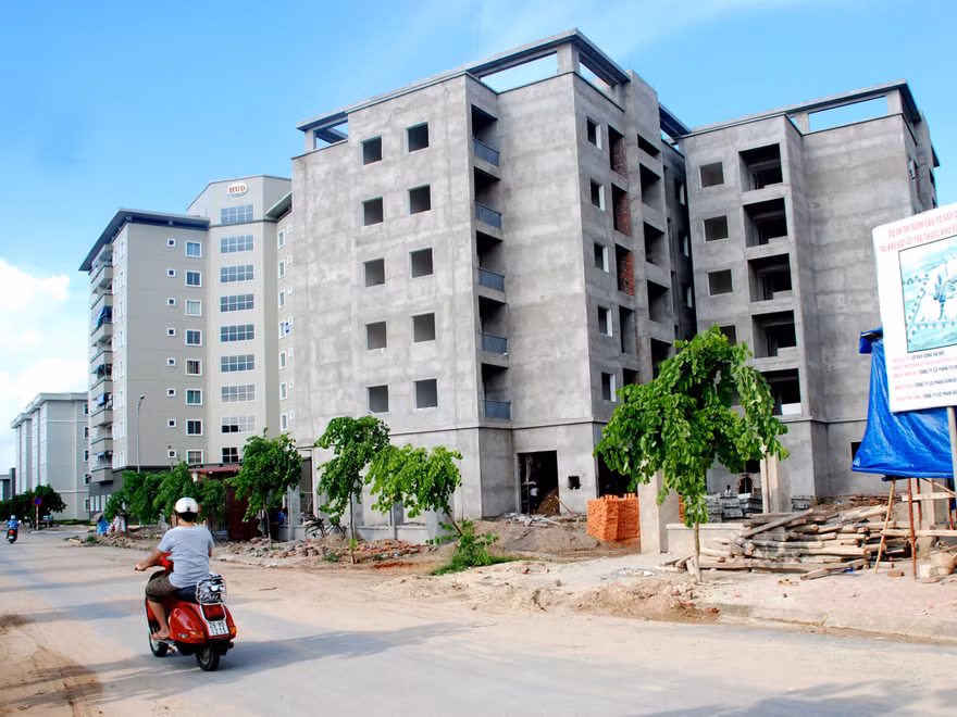 Khu nhà ở xã hội dành cho người có thu nhập thấp ở Việt Hưng, Long Biên (Hà Nội). Ảnh: Minh Phương