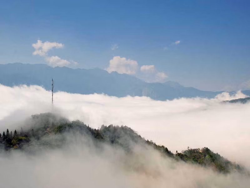 Mây luồn ở Sapa