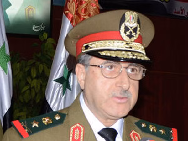 Bộ trưởng Quốc phòng Syria Dawoud Rajha	Ảnh: SANA
