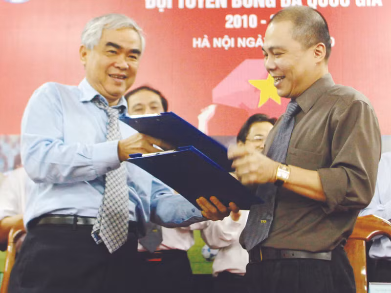 Dự thảo kết luận thanh tra hợp đồng bản quyền hình có lợi cho VFF và AVG Ảnh: VSI