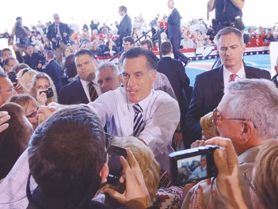 Xem ông Romney vận động tranh cử
