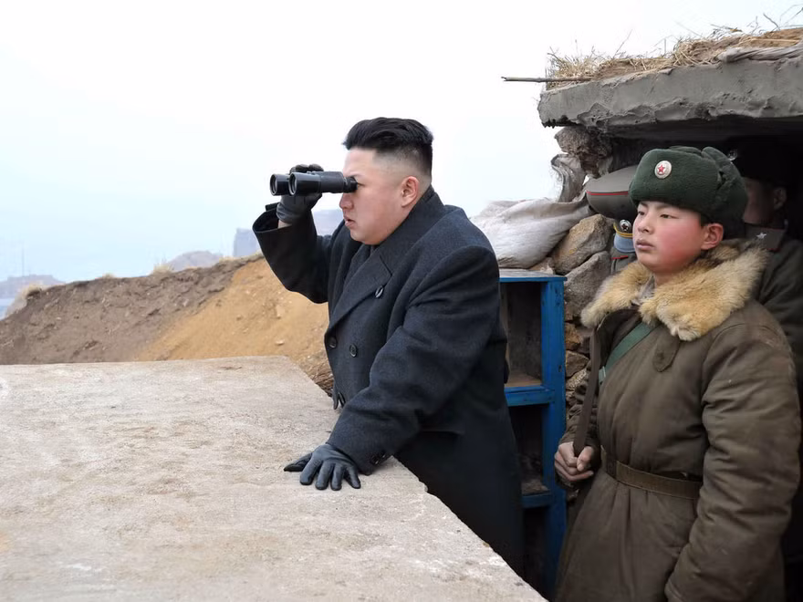 Ông Kim Jong Un thị sát một đơn vị quân sự