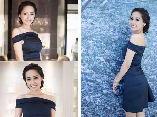 Mai Phương Thúy chuộng váy đen tôn dáng gợi cảm