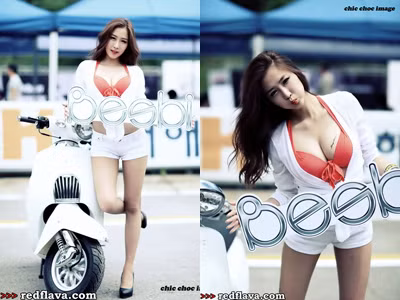 Nhan sắc nóng bỏng trên trường đua Hàn