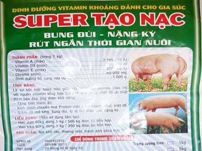 Phát hiện hai tấn thức ăn chăn nuôi chứa chất tạo nạc