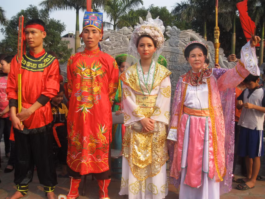 Độc đáo lễ hội kén rể cho nữ tướng Lê Hoa