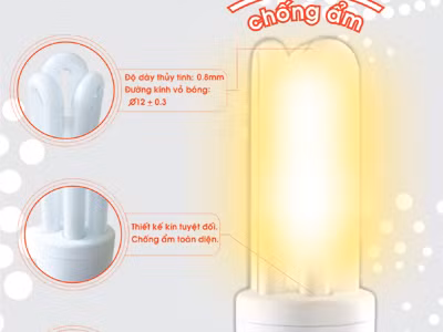 Bóng đèn compact chống ẩm