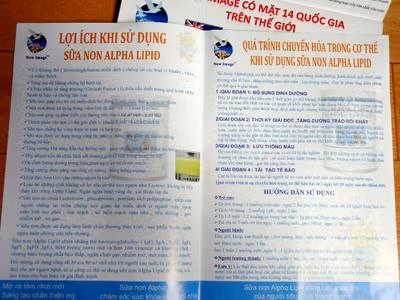 Sữa non Alpha Lipid quảng cáo như “thần dược”