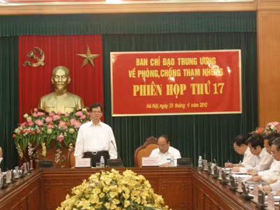 Xử lý dứt điểm các vụ án tham nhũng nghiêm trọng
