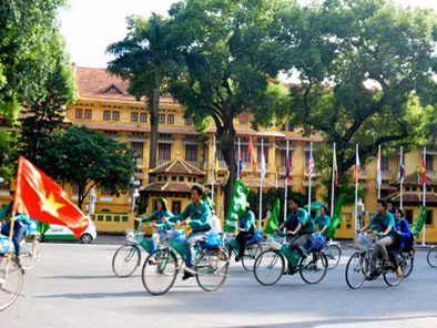 Hành trình xanh về tới Hà Nội