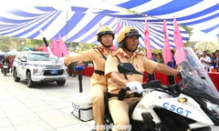 Tuổi trẻ Công an TPHCM ra quân cao điểm phòng chống tội phạm dịp Tết