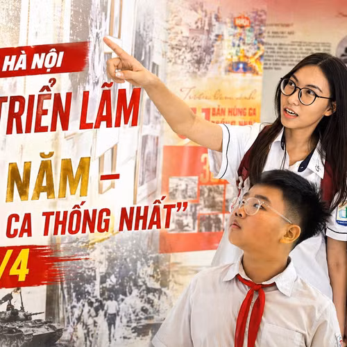 Giới trẻ đổ về triển lãm ‘51 năm – Bản hùng ca thống nhất’ dịp 30/4