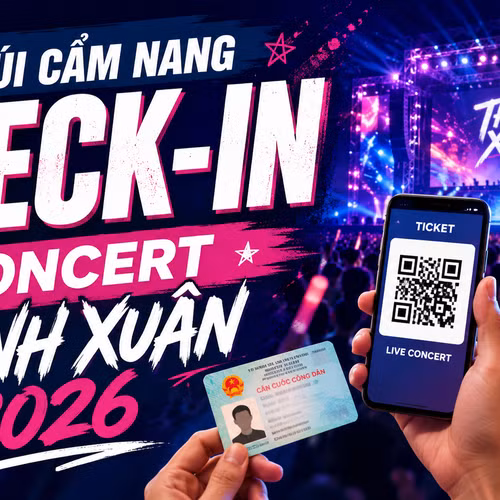 Lưu ý quan trọng check-in concert Thanh xuân 2026