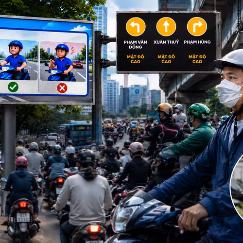 Trải nghiệm bảng điện tử giao thông mới ở Hà Nội: Có thực sự hữu ích?