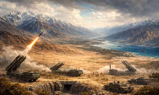 Địa hình hiểm trở và kho vũ khí dồi dào của Iran có thể là tử địa cho lực lượng bộ binh nước ngoài xâm nhập. Minh họa: Thái An.