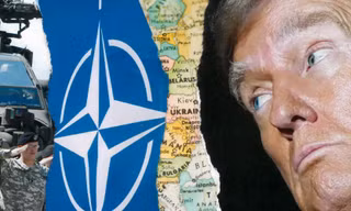 Tổng thống Mỹ Donald Trump hiện không hài lòng với NATO, cân nhắc rút Mỹ khỏi tổ chức này. Ảnh: The Guardian.