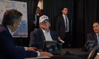 Lính thủy đánh bộ Mỹ ở Afghanistan (ảnh chụp ngày 28/8/2027). Ảnh: Getty Images.