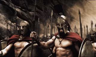 Một cảnh trong phim Mỹ “300 chiến binh Sparta”. Ảnh: Warner Bros. Pictures.