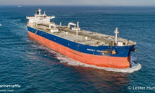 Tàu Anatoly Kolodkin của Nga chở đầy dầu thô có thể cập cảng Cuba vào tối 30 rạng sáng 31/3. Ảnh: Marine Traffic.