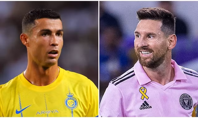 Ronaldo và Messi.