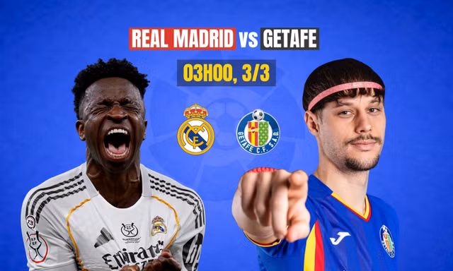 Real Madrid vs Getafe.