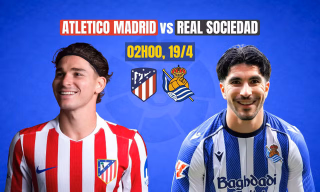 Atletico Madrid vs Real Sociedad.