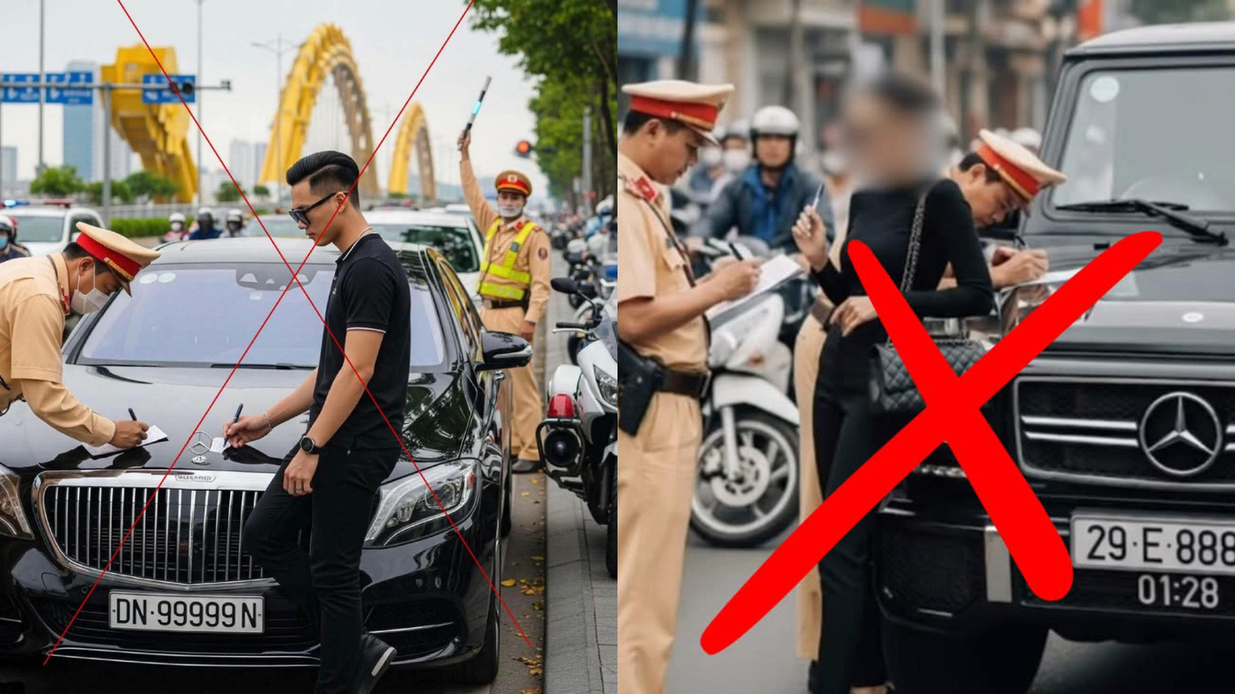 Những hình ảnh AI giả mạo, đu trend "phú ông, phú bà" bị CSGT xử phạt có thể bị xử phạt. 1986af24-4051-413d-bccc-508b9fbb63b7.jpg