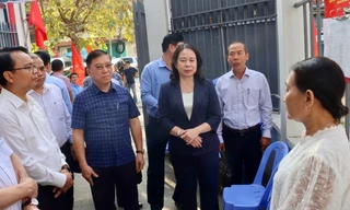 Phó Chủ tịch nước Võ Thị Ánh Xuân kiểm tra công tác chuẩn bị bầu cử tại Lâm Đồng