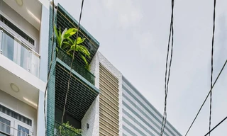 Thiết kế nhà lô hẹp chỉ 35m2 nhưng bên trong vẫn thoáng sáng