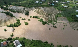 Hồ Đại Ninh xả lũ đến 350 m³/s