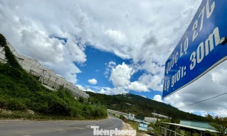 Lâm Đồng công bố tình huống khẩn cấp về thiên tai trên quốc lộ 27C