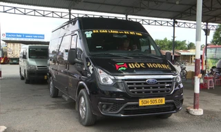 Tuyến xe khách cố định đầu tiên kết nối Cao Lãnh - Mỹ Tho được đưa vào khai thác trong ngày 18/7.