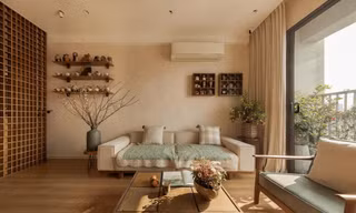 Ấn tượng với căn hộ phong cách Wabi Sabi 