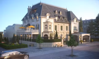 Ấn tượng thiết kế kiến trúc biệt thự theo phong cách cổ điển