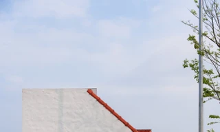 Không gian kiến trúc 'độ lạ' trong quán cà phê ở miền quê