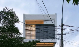 Nhà phố 100m2 thiết kế không phòng khách