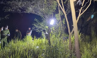 Người đàn ông tử vong trong tư thế treo cổ trên nhánh cây