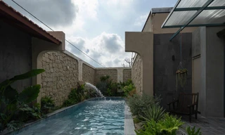 Thiết kế nhà phố 400m2 có hồ bơi