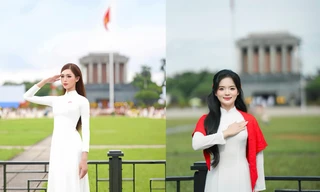 Bạn trẻ nô nức chụp ảnh tại Lăng Bác trước thềm Đại lễ