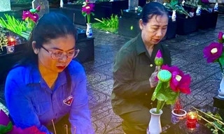 Tuổi trẻ Lâm Đồng, Gia Lai thắp hàng nghìn ngọn nến tri ân anh hùng liệt sĩ