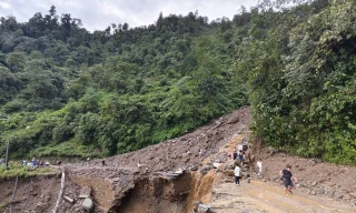 Nhiều điểm du lịch Lào Cai ảnh hưởng nặng nề do sạt lở 