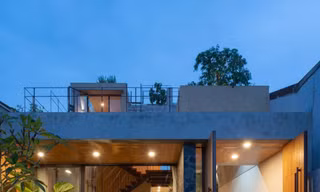 Kiến trúc 'đan cài' cùng địa hình