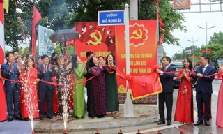 Phu nhân Tổng Bí thư Tô Lâm dự lễ đặt tên đường Ngô Mạnh Lân tại Điện Biên