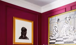 Magenta (hồng đậm) đem lại không khí tươi sáng nhưng hoài cổ, ngay khi chỉ sử dụng để viền hoặc làm một điểm nhấn nhỏ cũng tạo ra sự khác biệt lớn cho không gian. Ảnh Brie Williams