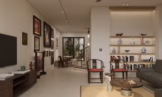 Nhà phố 3 tầng diện tích 125m2 cho gia chủ có 'gu'