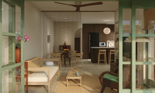 Thiết kế nhà đậm chất chất truyền thống cho diện tích đất 100m2