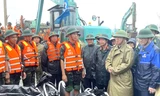 Phó Thủ tướng Trần Hồng Hà thị sát sự cố đê biển Hải Thịnh III