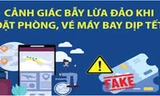 Bộ Công an cảnh báo lừa đảo vé máy bay, đặt phòng giá rẻ dịp Tết