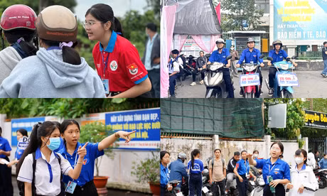 TP.HCM: Đội hình Tiếp sức mùa thi ra quân, đồng hành cùng các sĩ tử 2K11 
