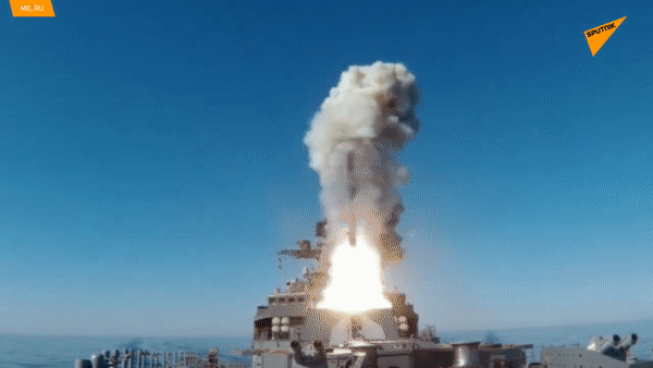 Tên lửa hành trình Kalibr phóng thành công từ khinh hạm Shaposhnikov 